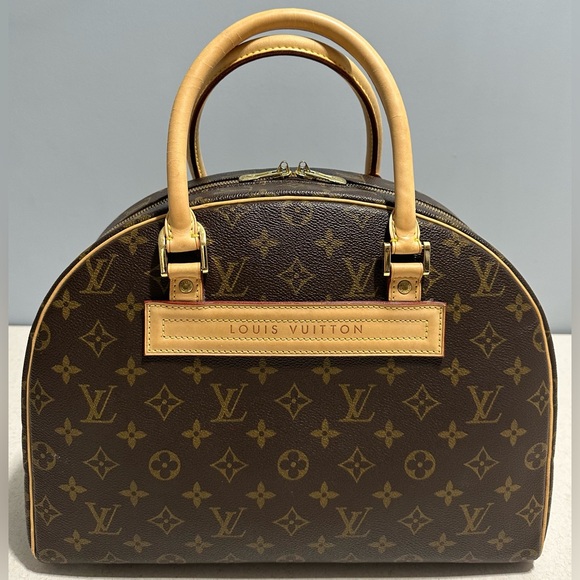 Louis Vuitton Nolita Monogram Canvas Leather with generic twilly scarf - Picture 1 of 16